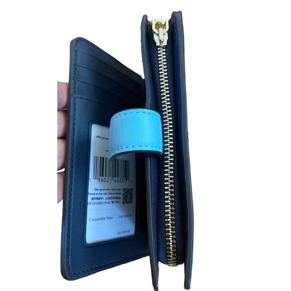 Kate Spade Grand Slam Tennis Medium Compact Bifold Wallet - Picture 5 of 5